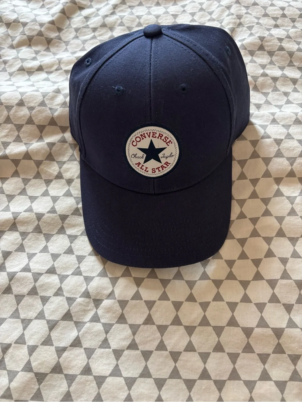 Converse Kids Navy Baseball Cap with All Star Patch